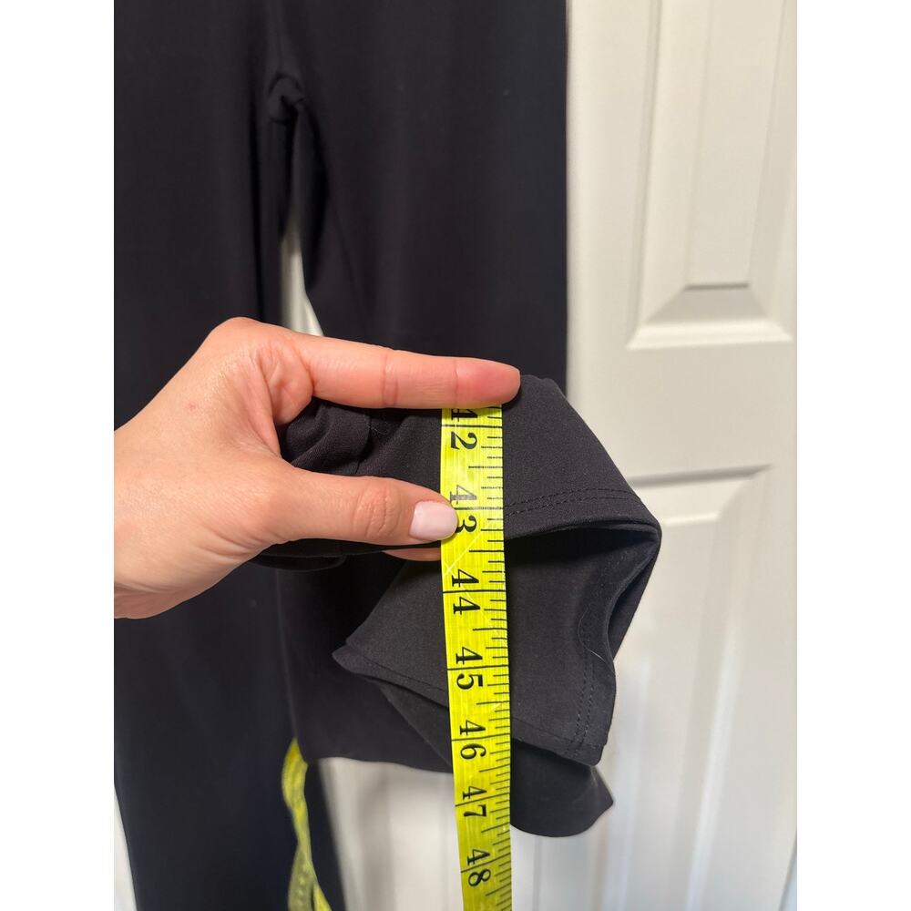 X by Gottex Women’s Black Flare Yoga Pants Size Small High Rise Stretch - Picture 5 of 6